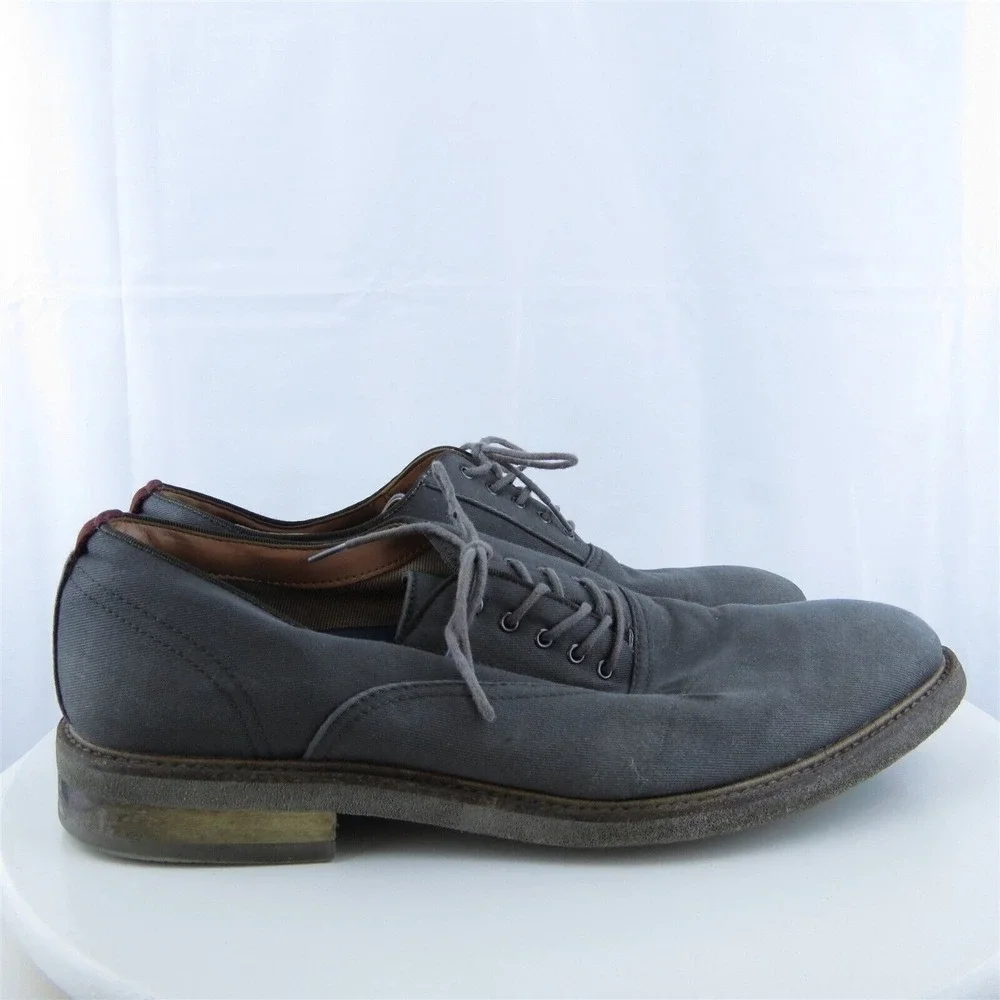 Steve Madden Men Oxfords Shoes Carsen Gray Lace Up Size 11 Medium‎ (D, M)